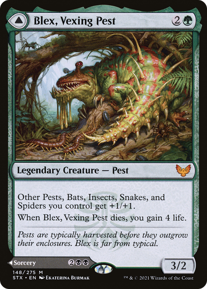 Blex, Vexing Pest (STX-148) - Strixhaven: School of Mages Foil