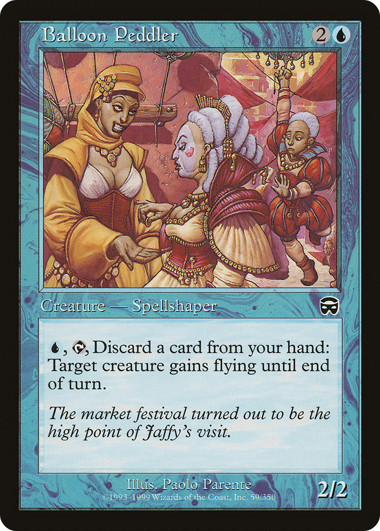 Balloon Peddler (MMQ-059) - Mercadian Masques