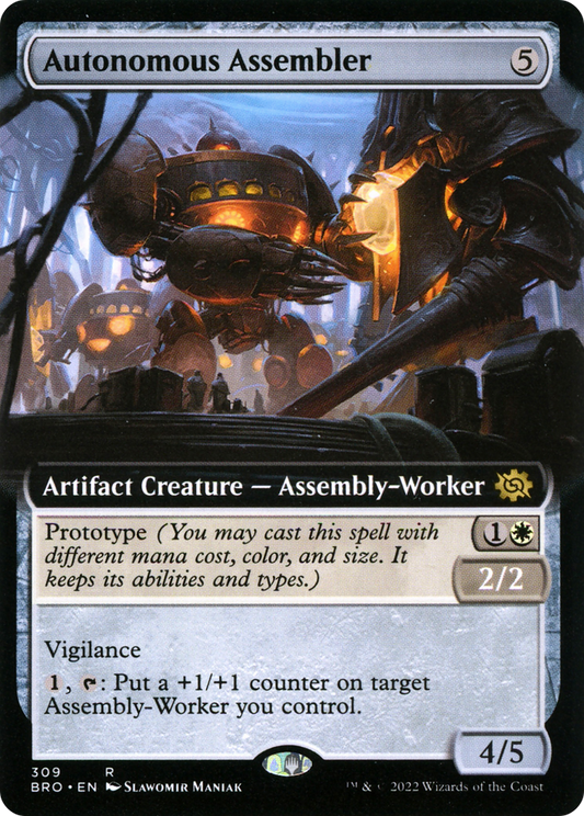 Autonomous Assembler (Extended Art) (BRO-309) - The Brothers' War: (Extended Art) Foil