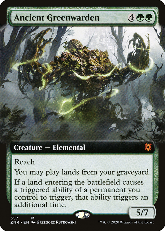 Ancient Greenwarden (Extended Art) (ZNR-357) - Zendikar Rising: (Extended Art)