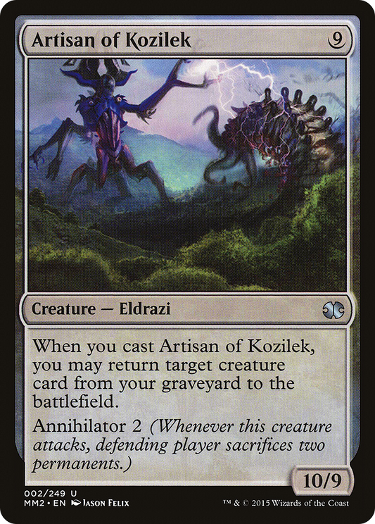 Artisan of Kozilek (MM2-002) - Modern Masters 2015 Foil
