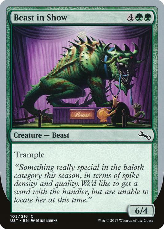 Beast in Show (C) (UST-103C) - Unstable