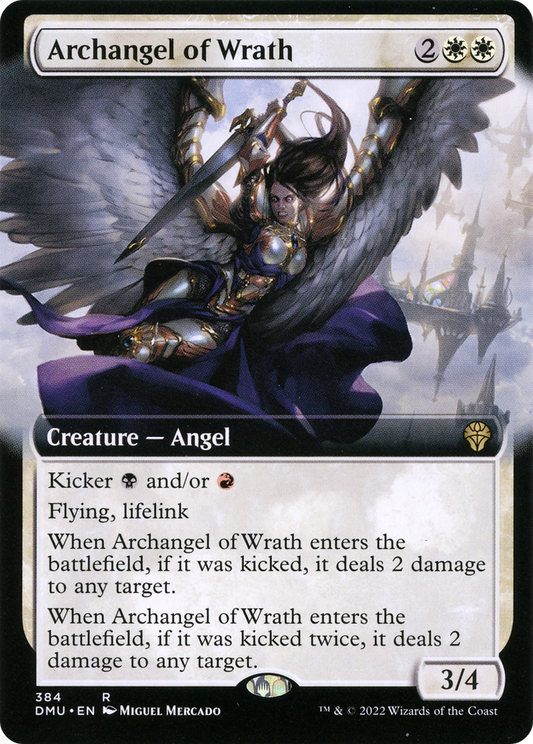 Archangel of Wrath (Extended Art) (DMU-384) - Dominaria United: (Extended Art) Foil
