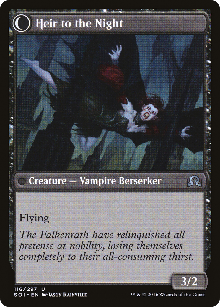 Heir of Falkenrath (SOI-116) - Shadows over Innistrad: (Double Faced Transform)