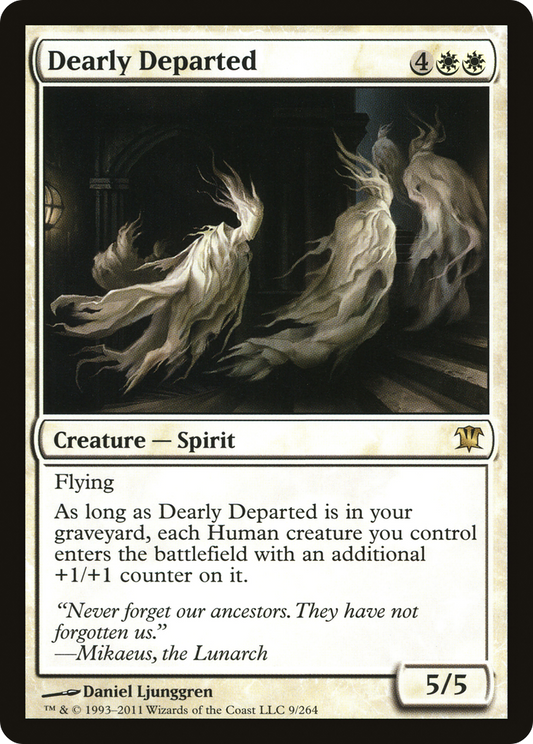 Dearly Departed (ISD-009) - Innistrad Foil