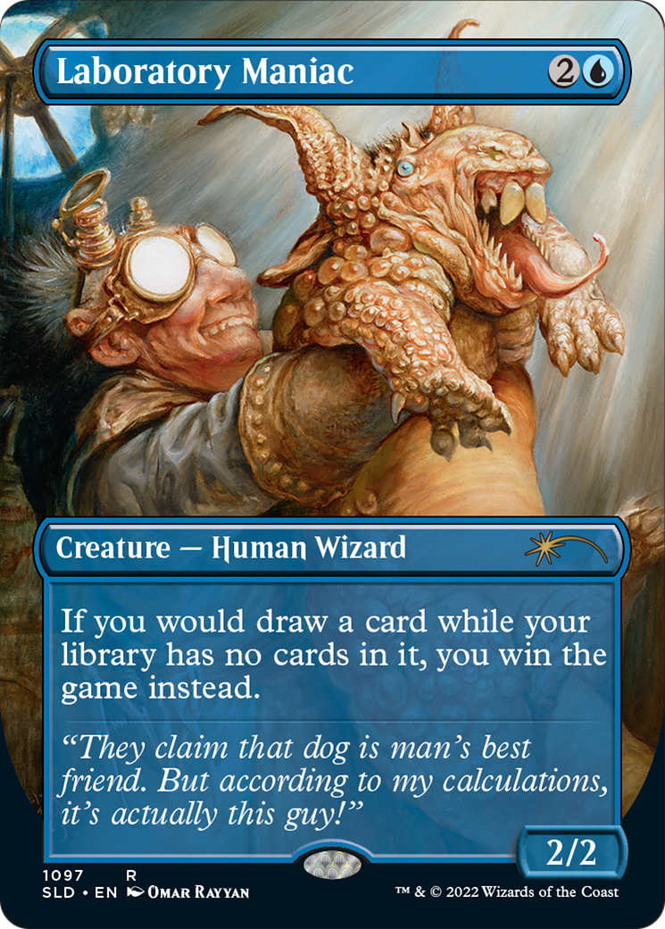 Laboratory Maniac (Borderless) (SLD-1097) - Secret Lair Drop (Borderless) Foil