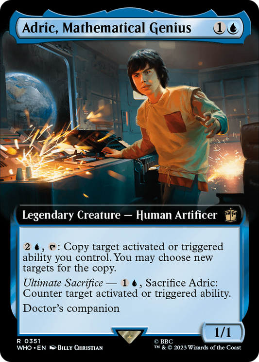 Adric, Mathematical Genius (Extended Art) (WHO-351) - Doctor Who: (Extended Art) Foil