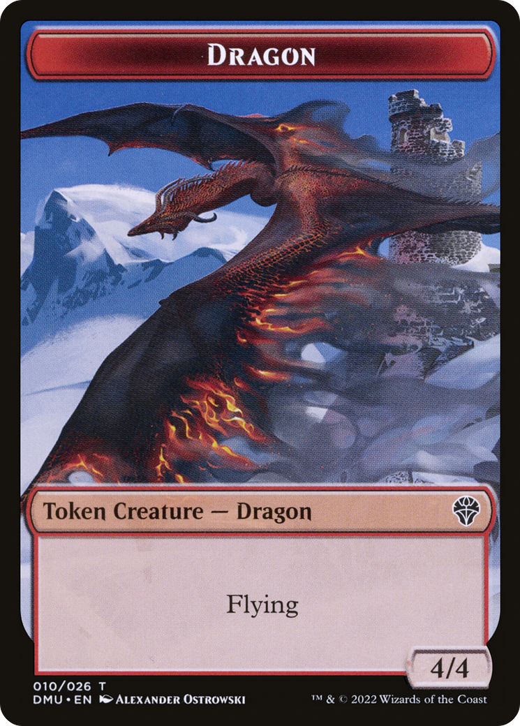 Dragon Token (DMU-010) - Dominaria United Tokens Foil