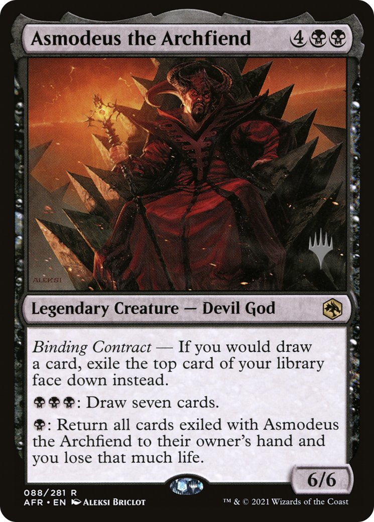 Asmodeus the Archfiend (PPAFR-088) - Adventures in the Forgotten Realms Promos
