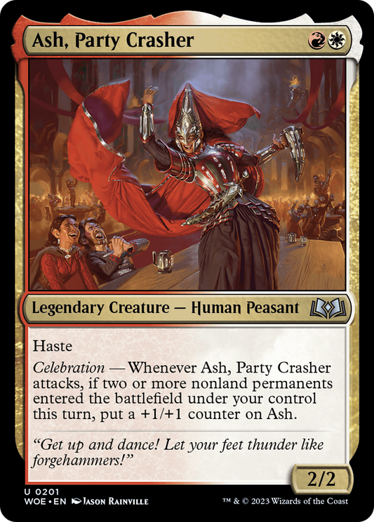 Ash, Party Crasher (WOE-201) - Wilds of Eldraine Foil