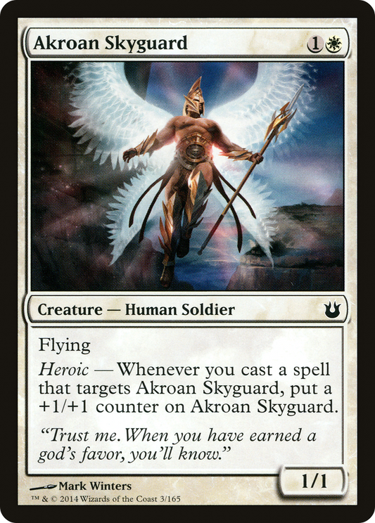 Akroan Skyguard (BNG-003) - Born of the Gods Foil