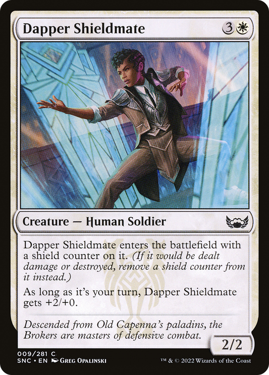 Dapper Shieldmate (SNC-009) - Streets of New Capenna