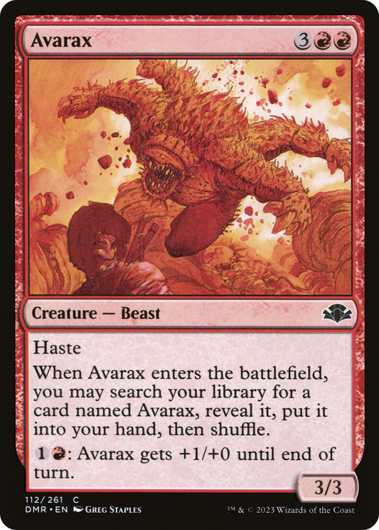Avarax (DMR-112) - Dominaria Remastered Foil