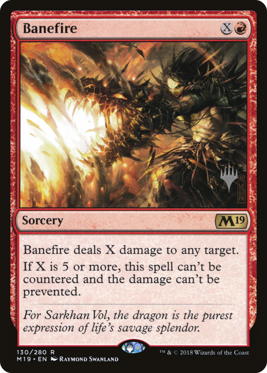Banefire (PPM20-130) - Core Set 2019 Promos