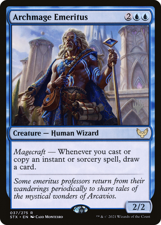 Archmage Emeritus (PPSTX-037) - Strixhaven: School of Mages Promos Foil