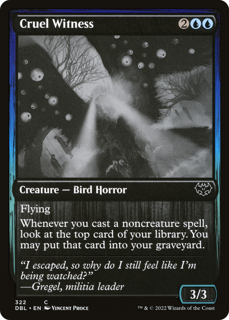 Cruel Witness (DBL-322) - Innistrad: Double Feature Foil