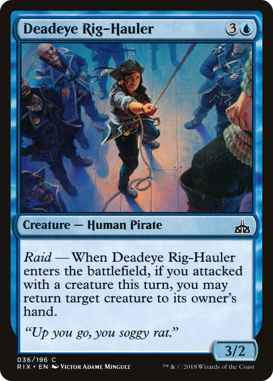 Deadeye Rig-Hauler (RIX-036) - Rivals of Ixalan Foil