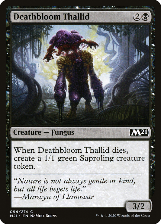 Deathbloom Thallid (M21-094) - Core Set 2021