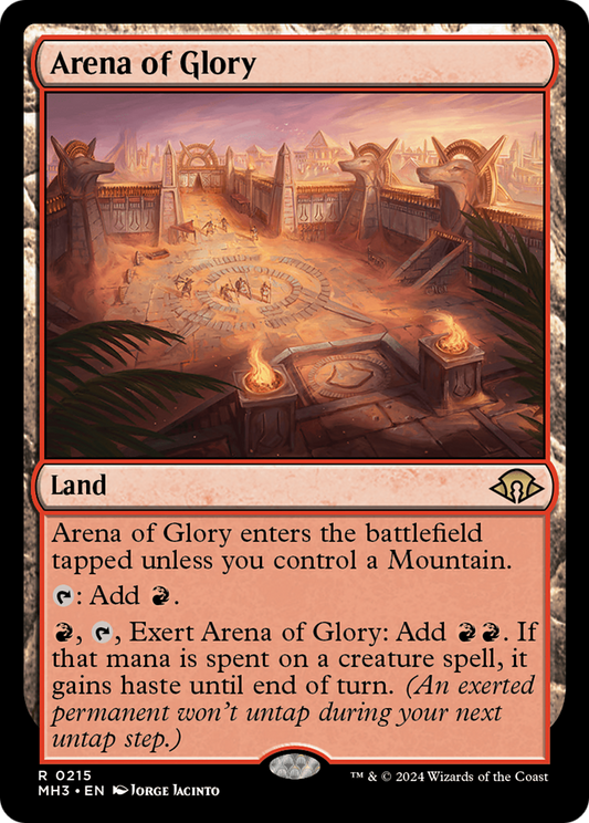 Arena of Glory (MH3-215) - Modern Horizons 3 Foil