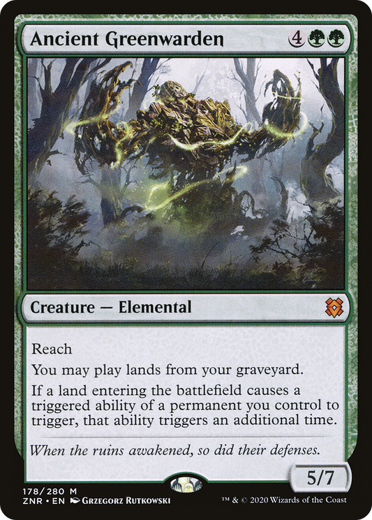 Ancient Greenwarden (ZNR-178) - Zendikar Rising Foil