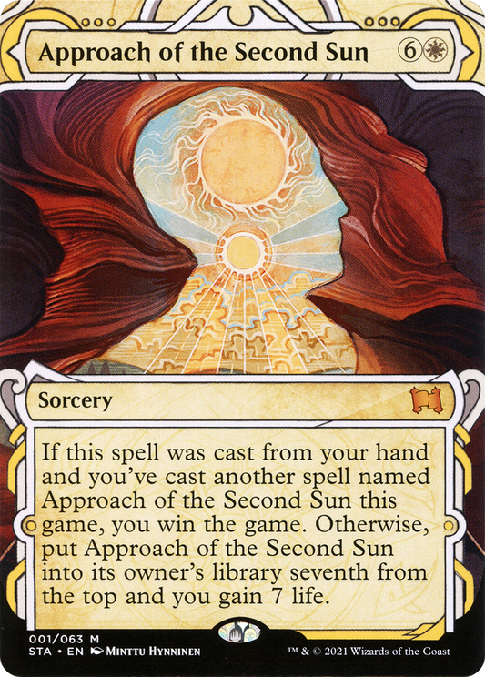 Approach of the Second Sun (STA-001) - Strixhaven Mystical Archive: (Showcase) (Borderless)