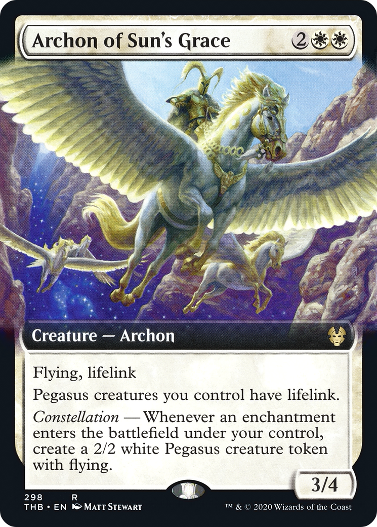 Archon of Sun's Grace (Extended Art) (THB-298) - Theros Beyond Death: (Extended Art) Foil