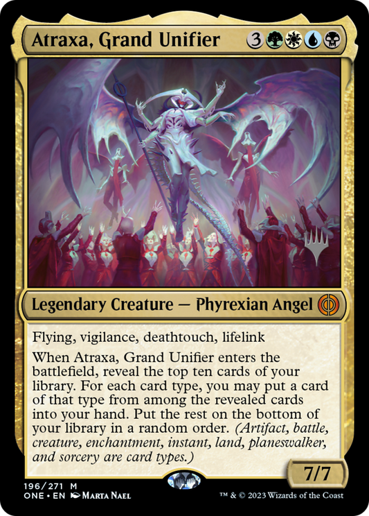Atraxa, Grand Unifier (PPONE-196) - Phyrexia: All Will Be One Promos Foil