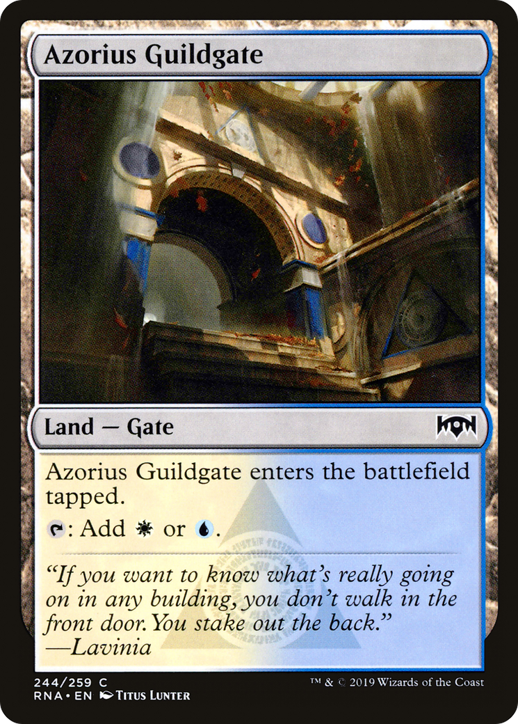 Azorius Guildgate (244) (RNA-244) - Ravnica Allegiance Foil