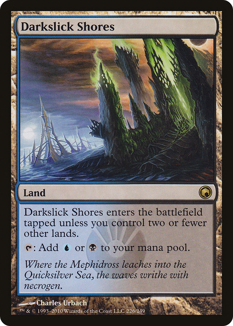 Darkslick Shores (SOM-226) - Scars of Mirrodin Foil