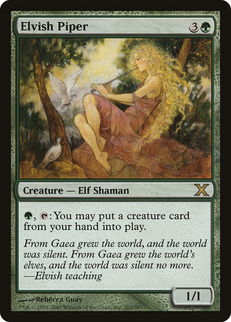 Elvish Piper (10E-262) - Tenth Edition