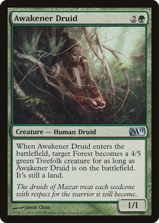Awakener Druid (M11-163) - Magic 2011 Foil