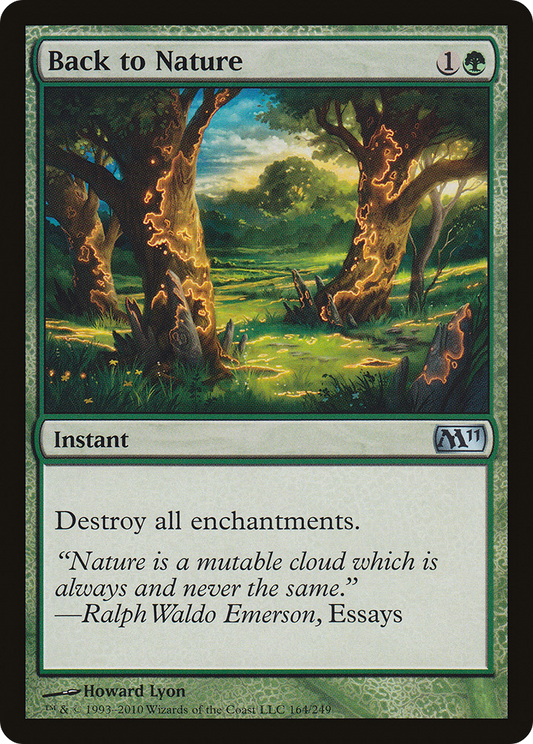Back to Nature (M11-164) - Magic 2011 Foil