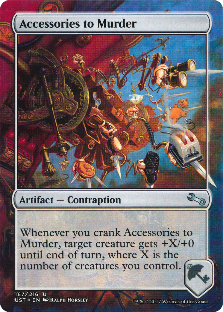 Accessories to Murder (UST-167) - Unstable (Borderless) Foil