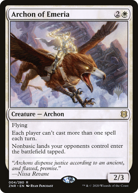Archon of Emeria (PPZNR-004) - Zendikar Rising Promos
