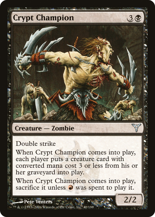Crypt Champion (DIS-040) - Dissension Foil