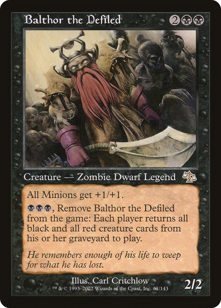 Balthor the Defiled (JUD-061) - Judgment