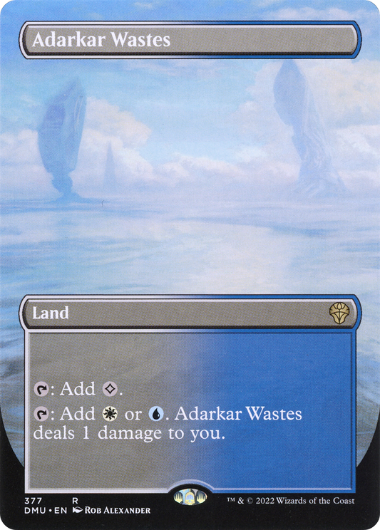Adarkar Wastes (Borderless) (DMU-377) - Dominaria United (Borderless)