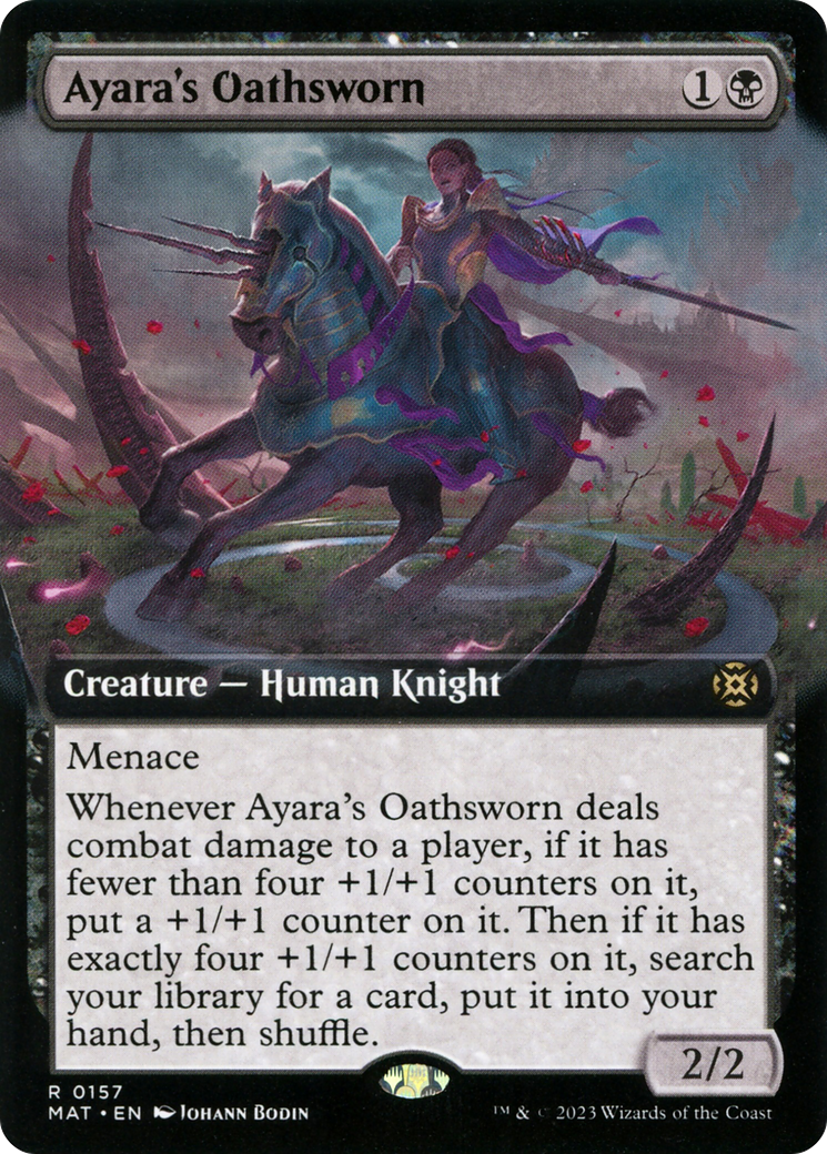 Ayara's Oathsworn (Extended Art) (MAT-157) - March of the Machine: The Aftermath: (Extended Art)