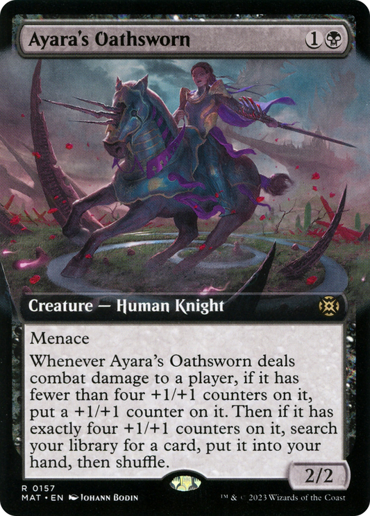 Ayara's Oathsworn (Extended Art) (MAT-157) - March of the Machine: The Aftermath: (Extended Art)