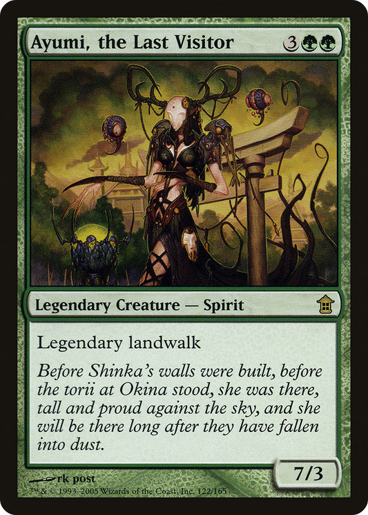 Ayumi, the Last Visitor (SOK-122) - Saviors of Kamigawa
