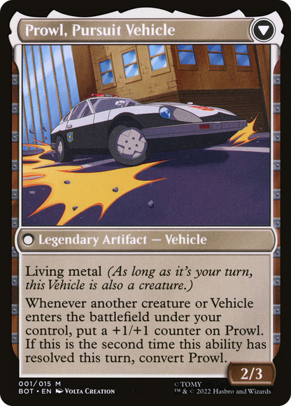 Prowl, Stoic Strategist (BOT-001) - Transformers: (convertdfc)