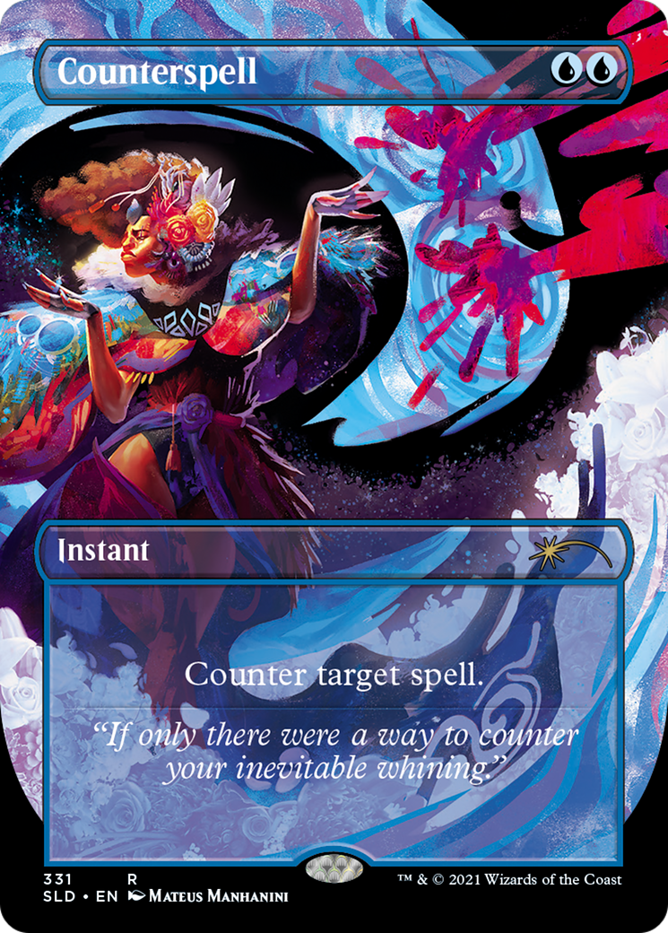 Counterspell (331) (SLD-331) - Secret Lair Drop (Borderless)