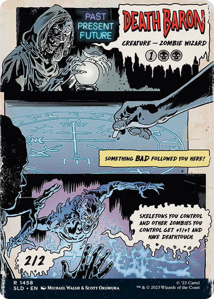 Death Baron (SLD-1458) - Secret Lair Drop: (Full Art) (Borderless)