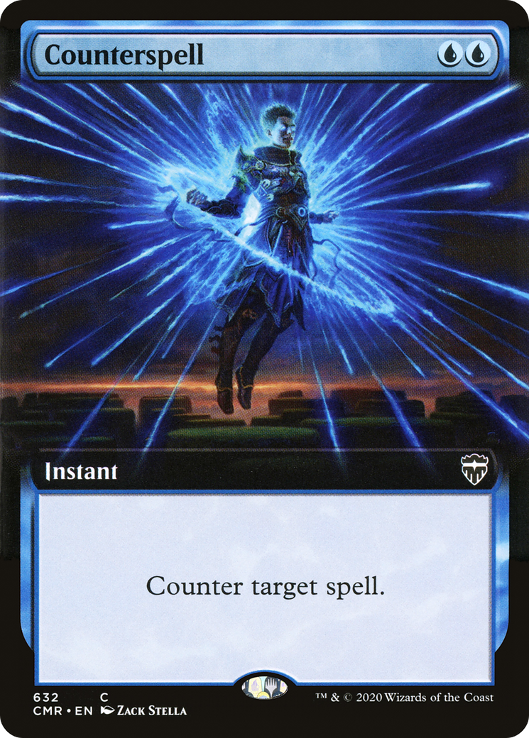 Counterspell (Extended Art) (CMR-632) - Commander Legends: (Extended Art)