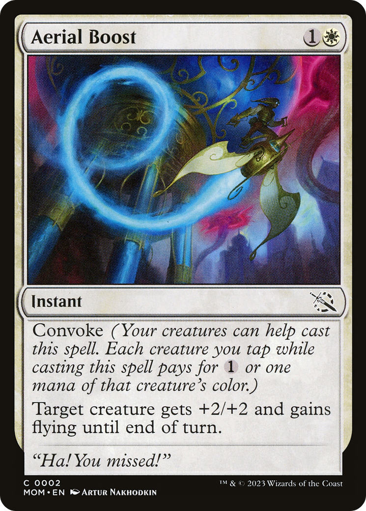Aerial Boost (MOM-002) - March of the Machine Foil