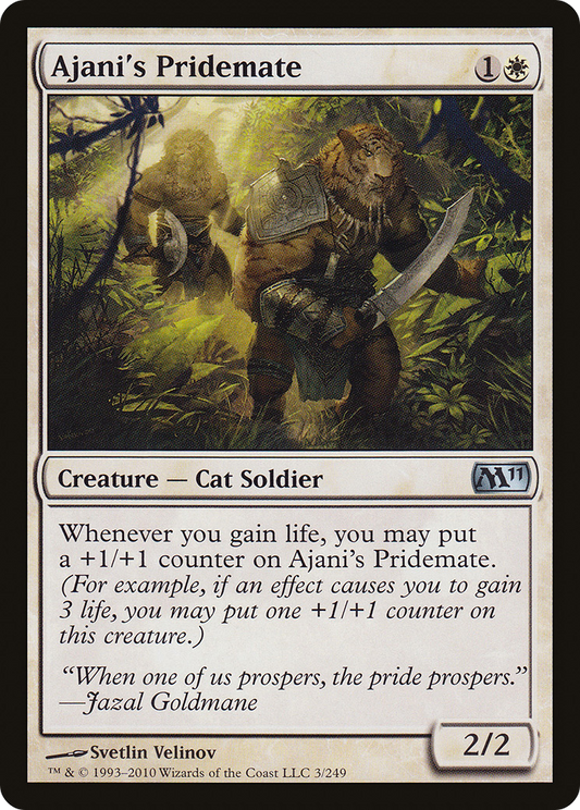 Ajani's Pridemate (M11-003) - Magic 2011 Foil