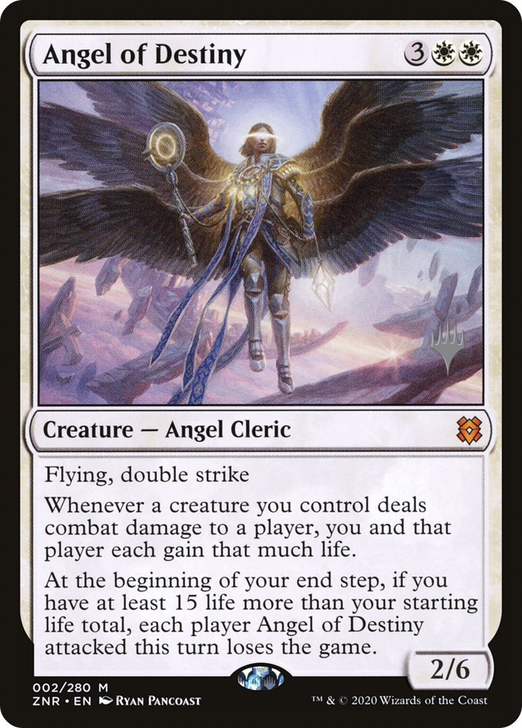 Angel of Destiny (PPZNR-002) - Zendikar Rising Promos Foil