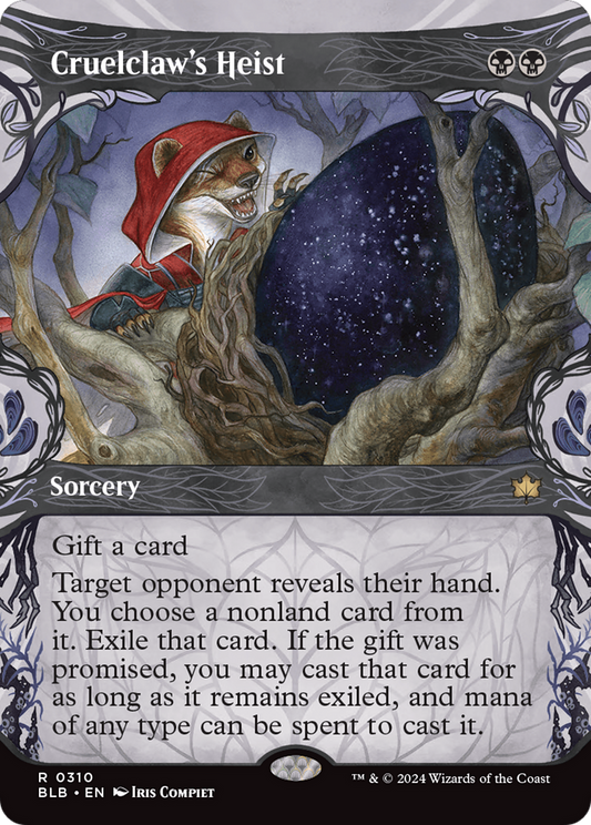 Cruelclaw's Heist (BLB-310) - Bloomburrow: (Showcase) (Borderless) Foil