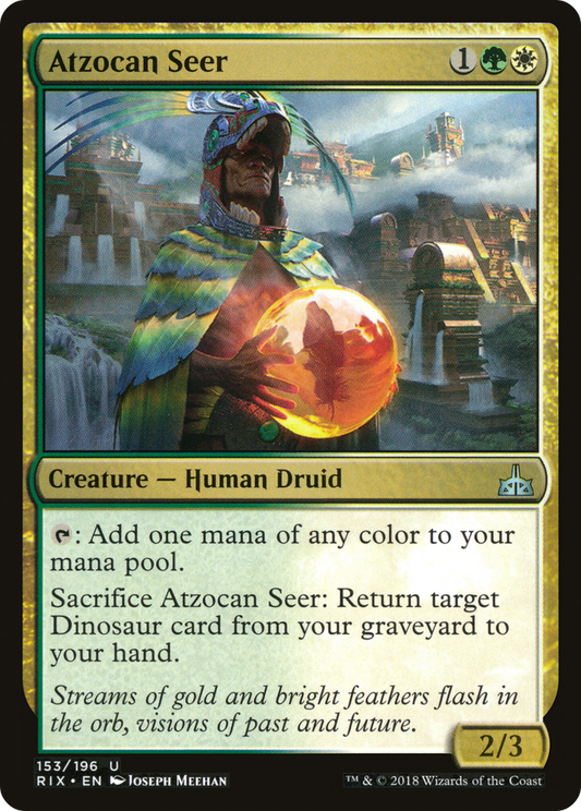 Atzocan Seer (RIX-153) - Rivals of Ixalan Foil