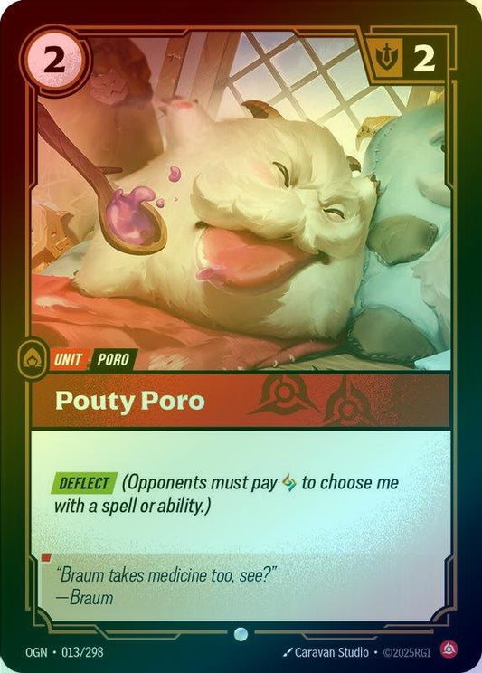 Pouty Poro - 013/298 - Common (Foil)